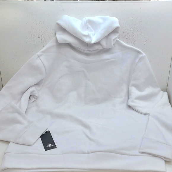 ADIDAS GOLF WHITE SWEATSHIRT WITH HOODIE - Picture 2 of 9